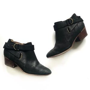 Clarks black Leather booties